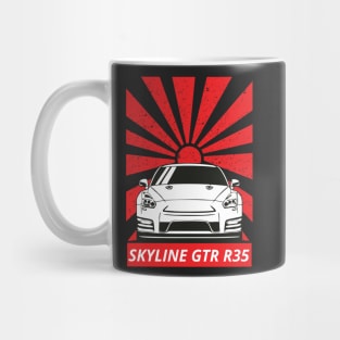 nissan skyline r35 Mug